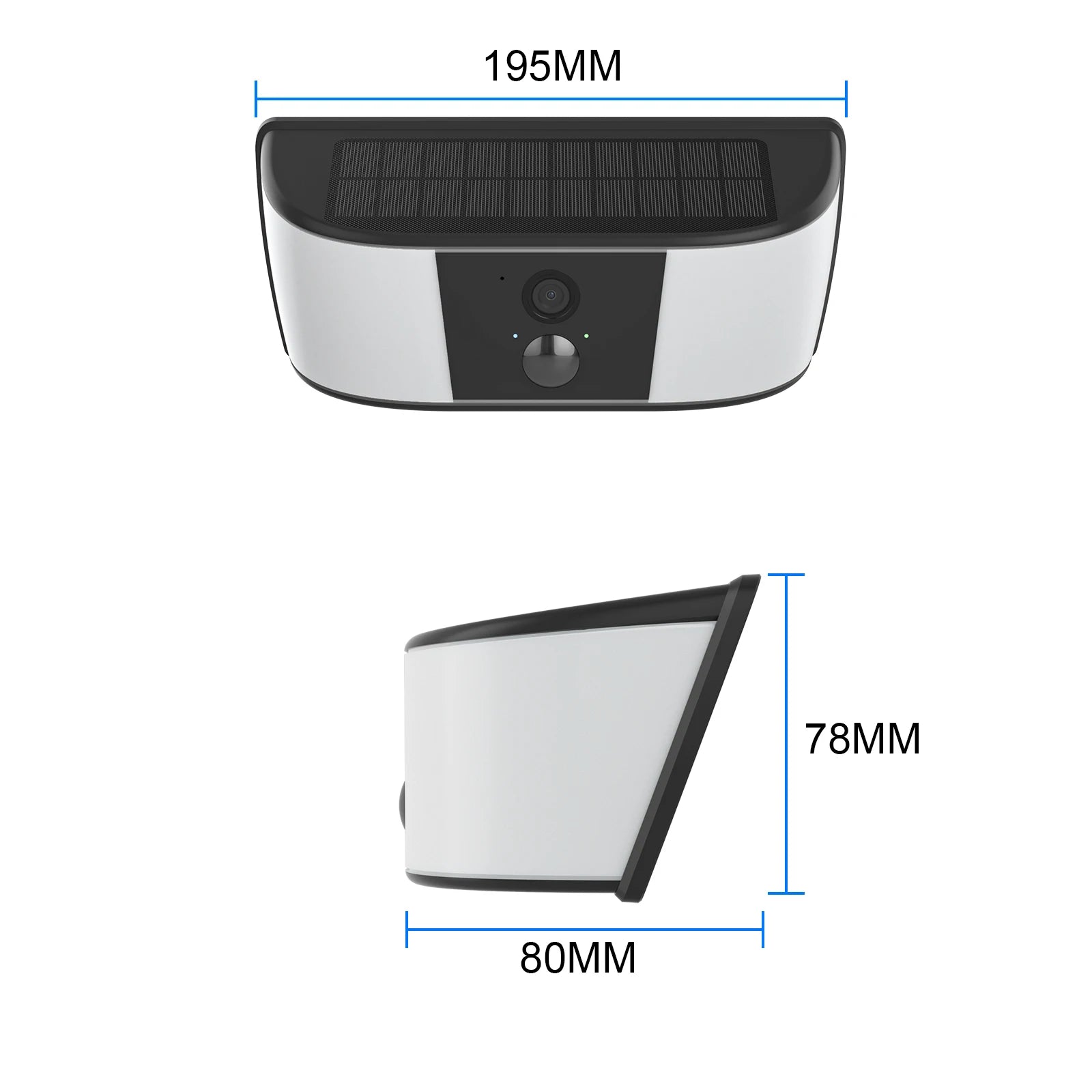 SmartScene - Solar Outdoor Light Security Camera – 3MP, Color Night Vision & Motion Detection
