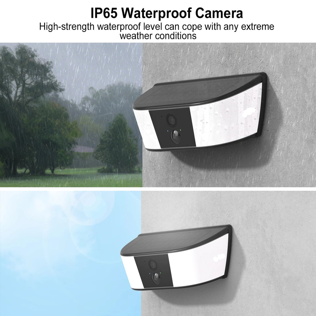 SmartScene - Solar Outdoor Light Security Camera – 3MP, Color Night Vision & Motion Detection