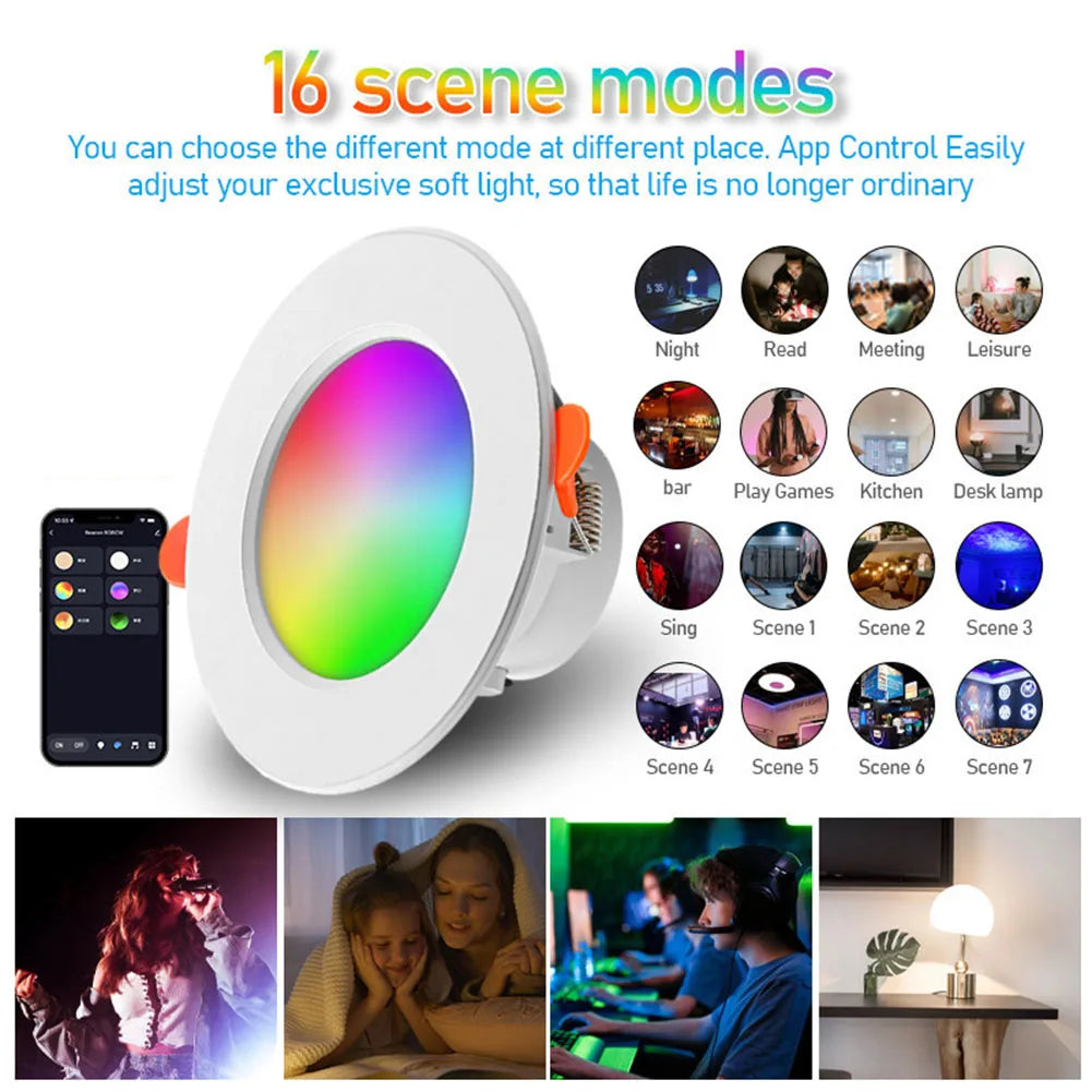 SmartScene - 10W Wifi Smart Downlight