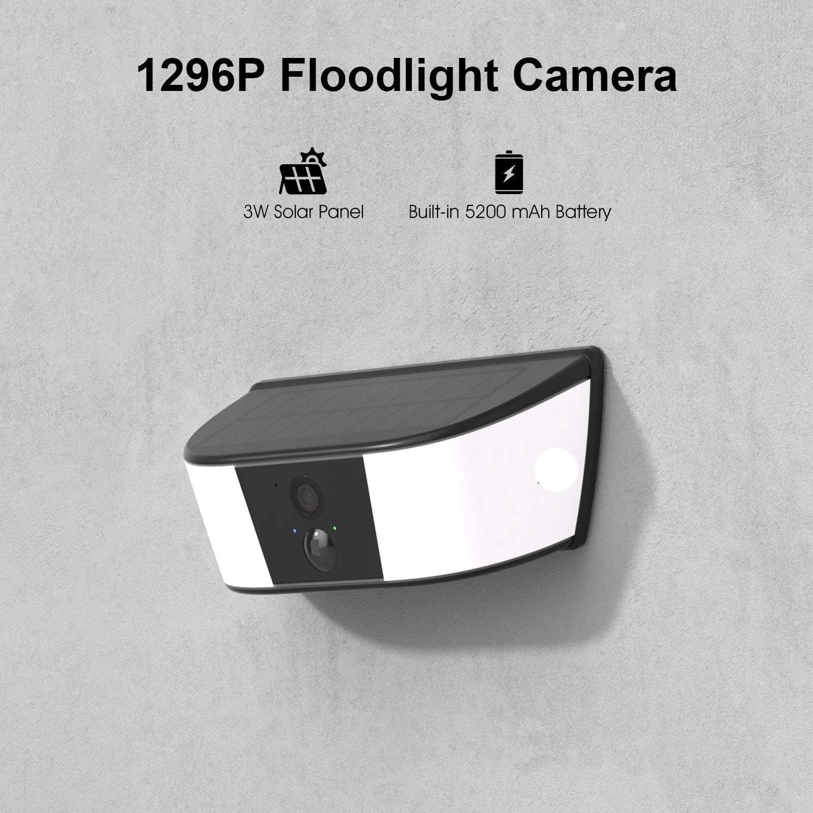 SmartScene - Solar Outdoor Light Security Camera – 3MP, Color Night Vision & Motion Detection