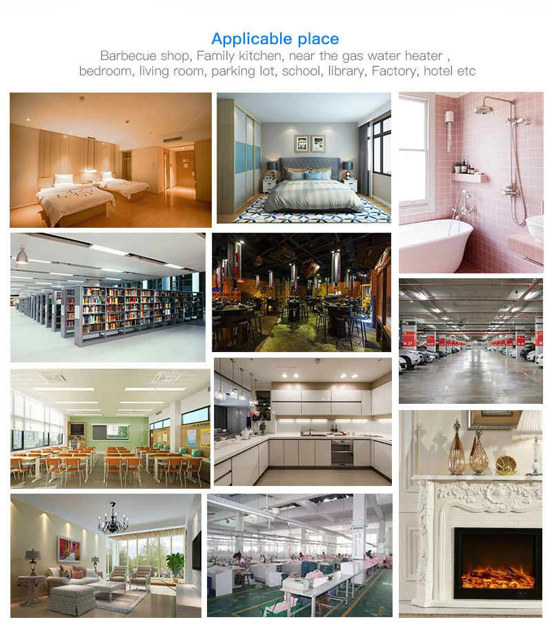 SmartScene - Wi-Fi Smoke & Carbon Monoxide Detector – Dual Sensor Protection