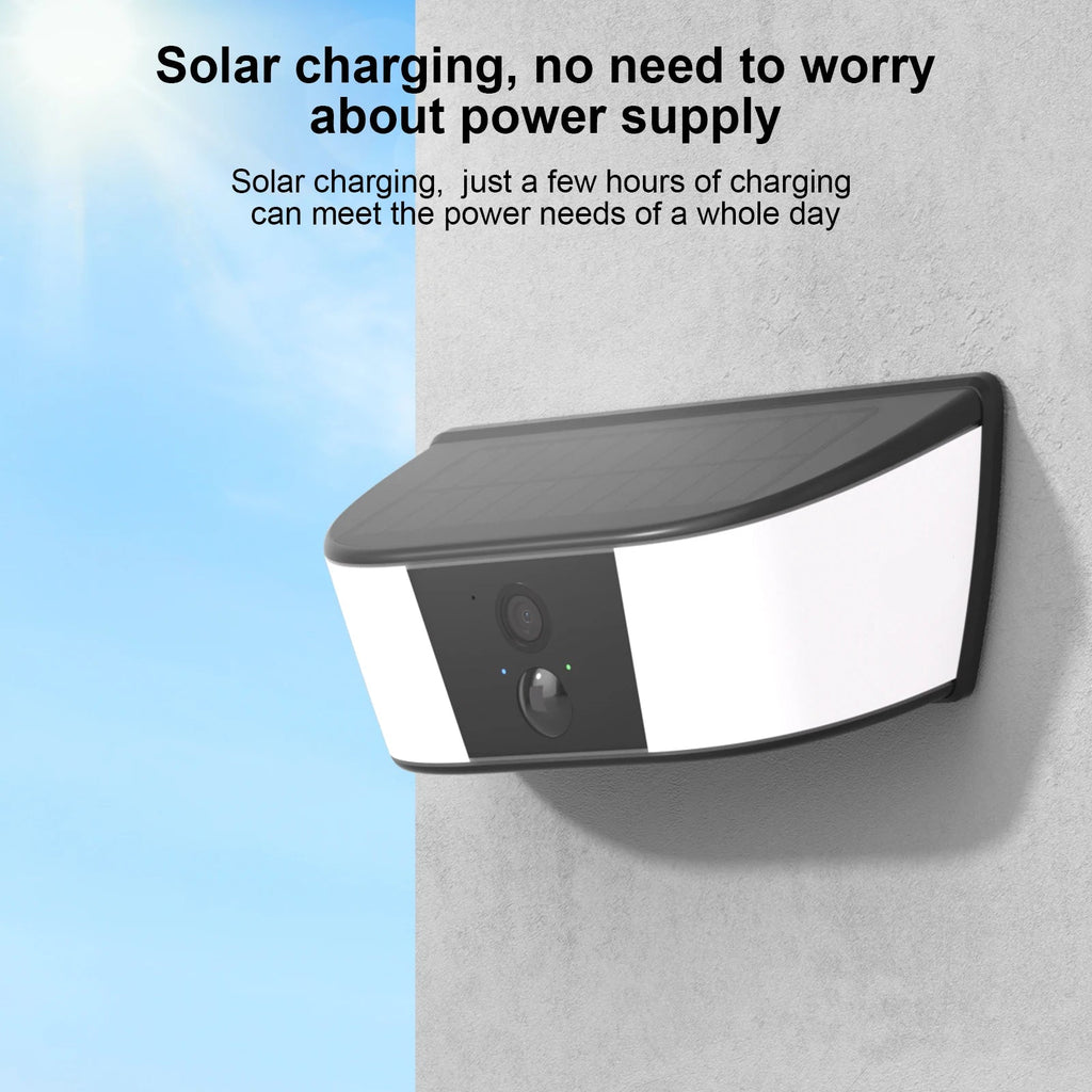 SmartScene - Solar Outdoor Light Security Camera – 3MP, Color Night Vision & Motion Detection