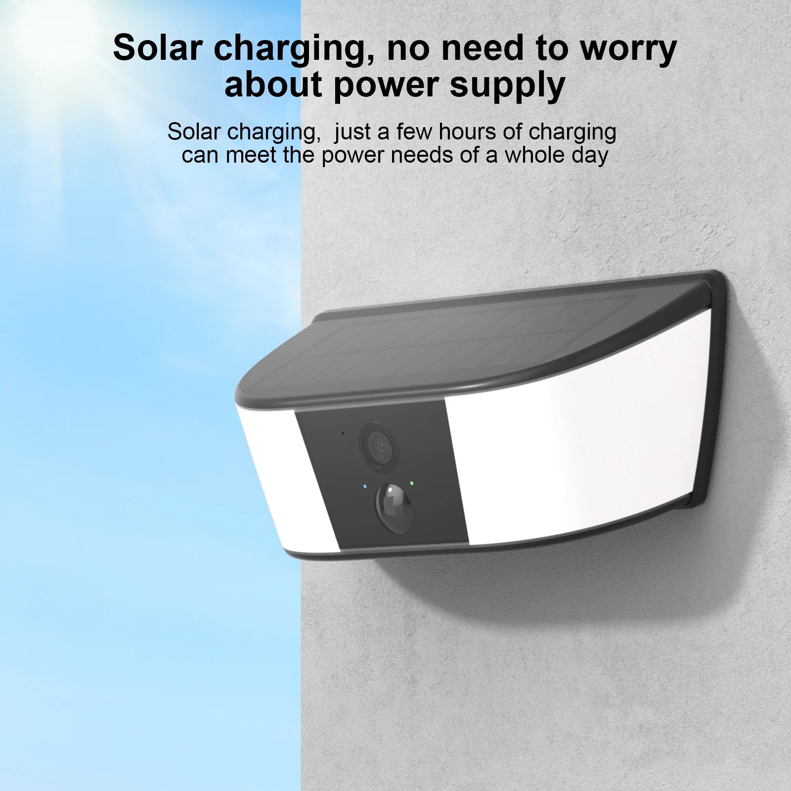 SmartScene - Solar Outdoor Light Security Camera – 3MP, Color Night Vision & Motion Detection