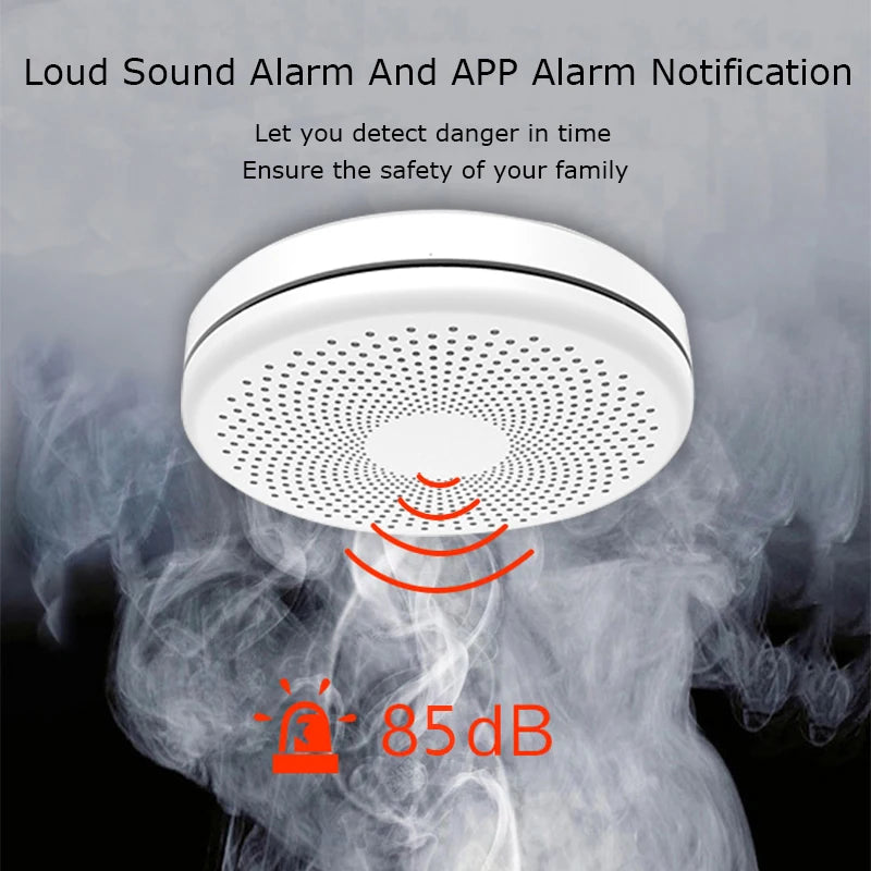 SmartScene - Wi-Fi Smoke & Carbon Monoxide Detector – Dual Sensor Protection