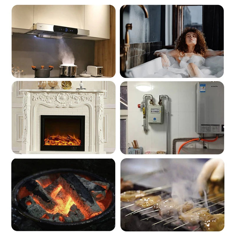 SmartScene - Wi-Fi Smoke & Carbon Monoxide Detector – Dual Sensor Protection